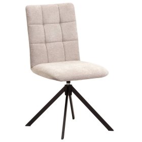 Esszimmerstuhl Tresema in Beige um 360 Grad drehbar (2er Set) – Ansicht 2