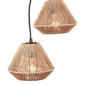 Deckenlampe Gardaz aus Jute und Metall – Ansicht 3