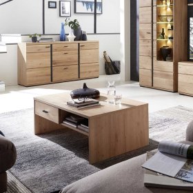 Couchtisch Sebetino mit zwei Schubladen 110 cm breit – Ansicht 6