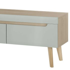 Wohnwand Casmas im Skandi Design in Mintgrün (vierteilig) – Ansicht 19