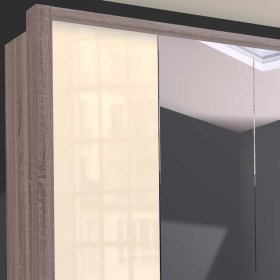 Schlafzimmerkleiderschrank Tellaro 3 türig mit Spiegel – Ansicht 5