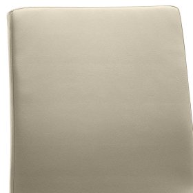 Wartezimmerstuhl Fernandez in Taupe mit Gestell aus Metall – Ansicht 3