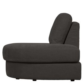 Modulsofa Abschluss Element rechts Trois in Anthrazit 93 cm breit – Ansicht 5