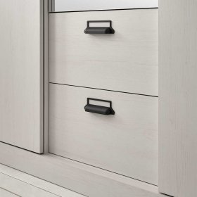 Schlafzimmerkomplettset Dionada im Landhausstil in Pinie Weiß (vierteilig) – Ansicht 15