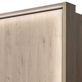 Design Möbel Set Bruvena in Eiche Optik und Dunkelgrau für Schlafzimmer (vierteilig) – Ansicht 10