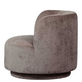 Sessel Vasteca in Taupe aus Chenillegewebe – Ansicht 4