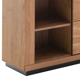 Highboard Jayva in Wildeichefarben teilmassiv – Ansicht 6