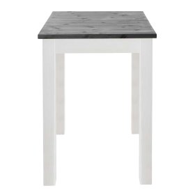 Bartisch Massivholz Cabinar in Grau und Weiß 103 cm hoch – Ansicht 2