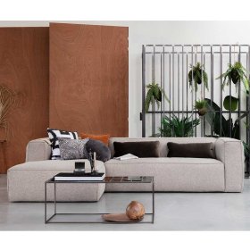 Ecksofa Caldron in Hellgrau Webstoff 305 cm breit – Ansicht 2