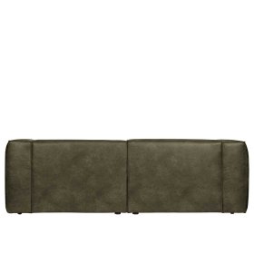 Recyclingleder Sofa Piranav in Oliv Grün modern – Ansicht 6