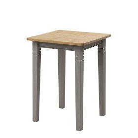 Bartisch Josepha in Grau Kiefer massiv im Landhausstil – Ansicht 1