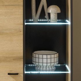 Wohnwand Badehma in modernem Design 330 cm breit (vierteilig) – Ansicht 9
