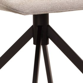 Esszimmerstuhl Rimmini in Beige mit aufwendigen Steppungen (2er Set) – Ansicht 5