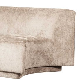 Sofa Yonella in Beige aus Chenillegewebe – Ansicht 4