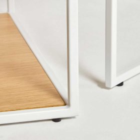 Satztische Katrynella in Eichefarben & Weiß im Skandi Design (zweiteilig) – Ansicht 3