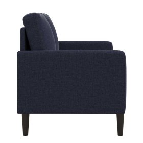 Dunkelblaues Sofa Helinde mit zwei Sitzplätzen 162 cm breit – Ansicht 4