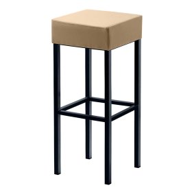 Tresenstuhl Patrosan in Beige und Schwarz mit 81 cm Sitzhöhe – Ansicht 1