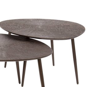 Satztisch Restania in organischer Form aus Metall (zweiteilig) – Ansicht 5