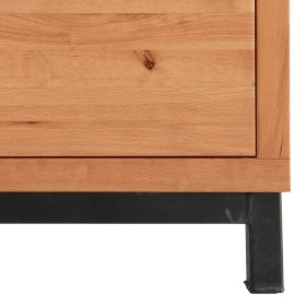 Dielen Kommode Sherada aus Kernbuche Massivholz mit drei Schubladen – Ansicht 3