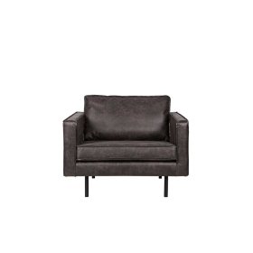 Sessel Brunca in Schwarz recycling Leder – Ansicht 2