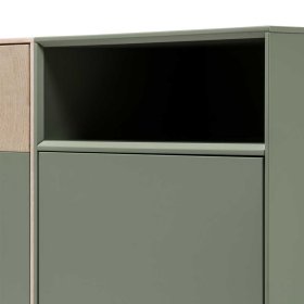 Sideboard Samanda in Beton Grau und Buche hell 180 cm breit – Ansicht 8