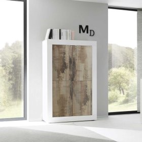 Wohnzimmerschrank Yuelva mit 4 Drehtüren in modernem Design – Ansicht 8