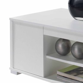 Couchtisch Neago in Weiß mit Klappmechanik – Ansicht 3