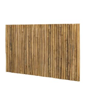 Kopfteil Koropi aus Teak Massivholz 120 cm hoch – Ansicht 1