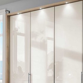 Komplettschlafzimmer Cnutria in Beige und Eiche Bianco (vierteilig) – Ansicht 11