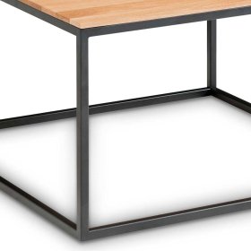 Wohnzimmer Couchtisch Eleore aus Asteiche Massivholz 70 cm breit – Ansicht 3