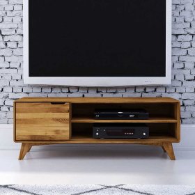 TV Möbel Vinial aus Wildeiche Massivholz geölt – Ansicht 3