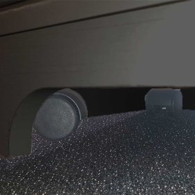 Schreibtisch mit Rollcontainer Luoton in Dunkelgrau und Eichefarben (zweiteilig) – Ansicht 10