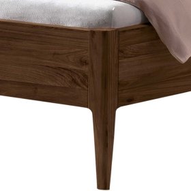 Naturholzbetten Nussbaum Gildas in modernem Design 38 cm Einstiegshöhe – Ansicht 4