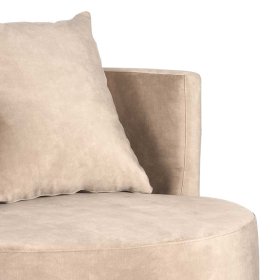 Wohnzimmersessel Beno aus Velours 75 cm hoch – Ansicht 10