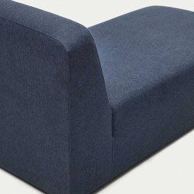 Modul Sofa Chaiselongue Badryca in Dunkelblau 152 cm tief – Ansicht 4