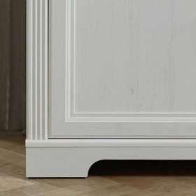 Esszimmerkommode Vronata im Landhaus Design in Weiß und Eichefarben – Ansicht 5