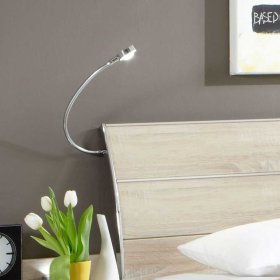 Bett Shiel in Eiche Sägerau mit Mittelsteg – Ansicht 5