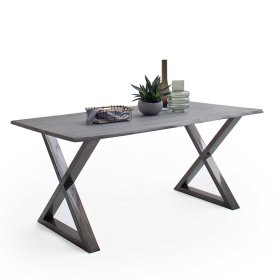 Tisch Vegas mit X Gestell im Industry und Loft Stil – Ansicht 2