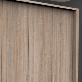 Premium Kleiderschrank Gehvonda in Eiche Sägerau 3 türig – Ansicht 5