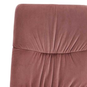 Polsterstühle Esszimmer Ektuala in Altrosa Samt mit Gestell aus Metall (2er Set) – Ansicht 7