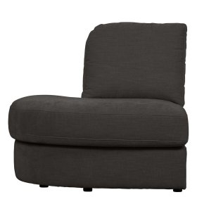 Modulsofa Abschluss Element links Trois in Anthrazit 93 cm breit – Ansicht 3