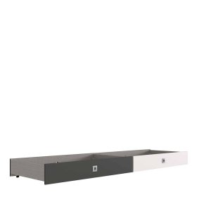Singlebett Thorau in Dunkelgrau und Weiß Made in Germany – Ansicht 8