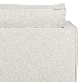Sofa Vanillin mit zwei Sitzplätzen aus Boucle Stoff – Ansicht 6