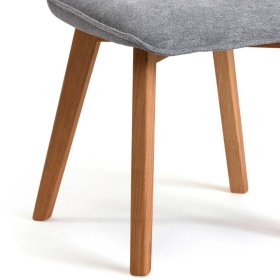 Esstisch Stühle Cementa mit aufwendigen Steppungen in Grau (2er Set) – Ansicht 4
