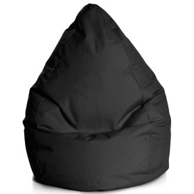 Jugend Sitzsack Balu in Schwarz aus Polyester – Ansicht 1