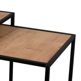 Zweisatztisch Rongon aus Metall mit Bügelgestell (zweiteilig) – Ansicht 4