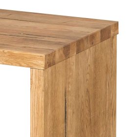 Massivholz Nachttisch Viko aus Eiche 40 cm – Ansicht 4