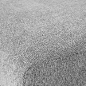 Eckelement Modul Sofa Kahilke in Hellgrau mit Vierfußgestell aus Metall – Ansicht 11