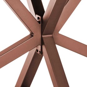 Baumkanten Tisch Celina aus Mangobaum Massivholz und Eisen im Loft Design – Ansicht 5
