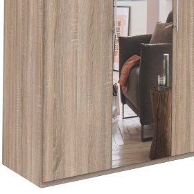 Jugendkleiderschrank Gehvonda in Eiche Sägerau mit Spiegeltür – Ansicht 4